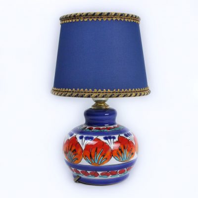 sicilian pottery - decorated ceramic table lamp