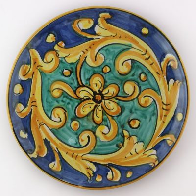 sicilian pottery - ceramic dinner plate