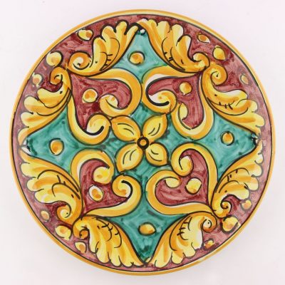 Sicilian pottery - ceramic dinner plate