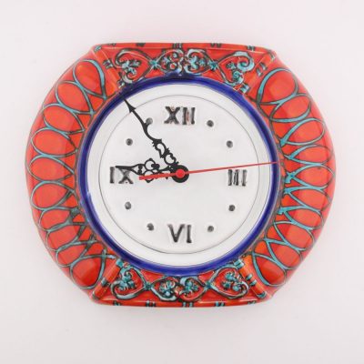 Sicilian pottery - ceramic wall clock