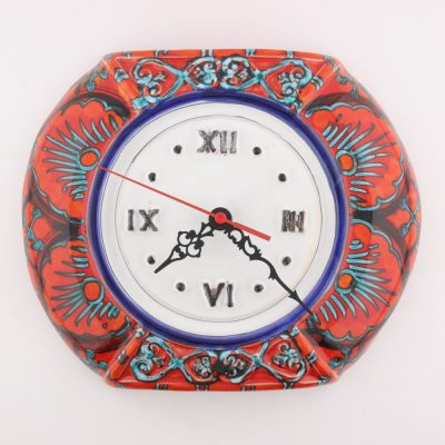 Sicilian pottery - ceramic wall clock