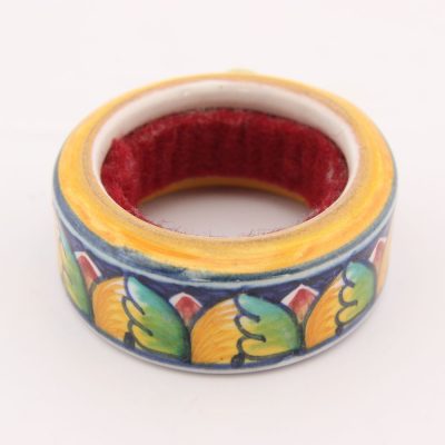 Sicilian pottery - ceramic wine drip collar