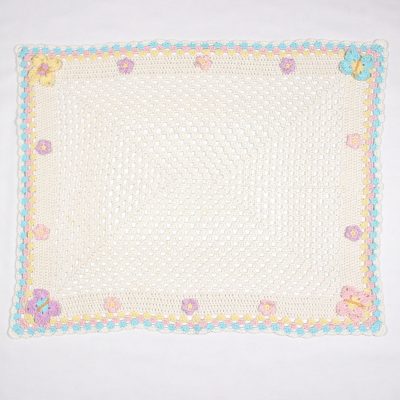 baby crocheted throw blanket
