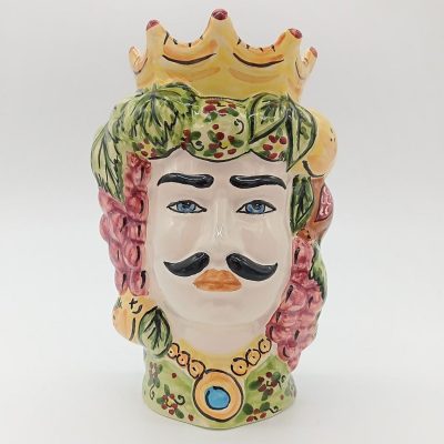 man moors heads - Sicilian pottery